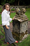 Lady and a lion