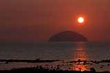 Ailsa Craig at Sunset